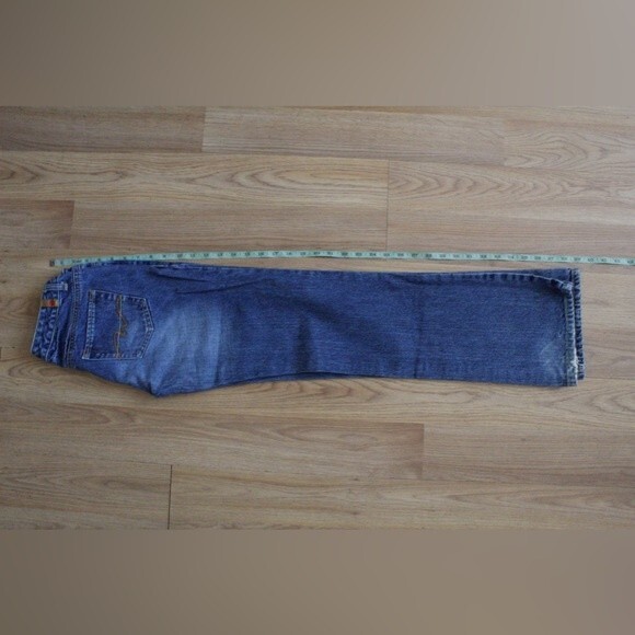 Blue Asphalt Low Rise Boot Cut Women's Jeans - Picture 5 of 8